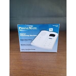 Phonemate Digital Answering Machine New Open Box PMB-2075WH